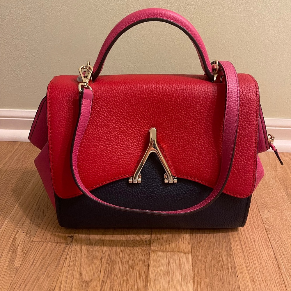 Italian leather shoulder bag